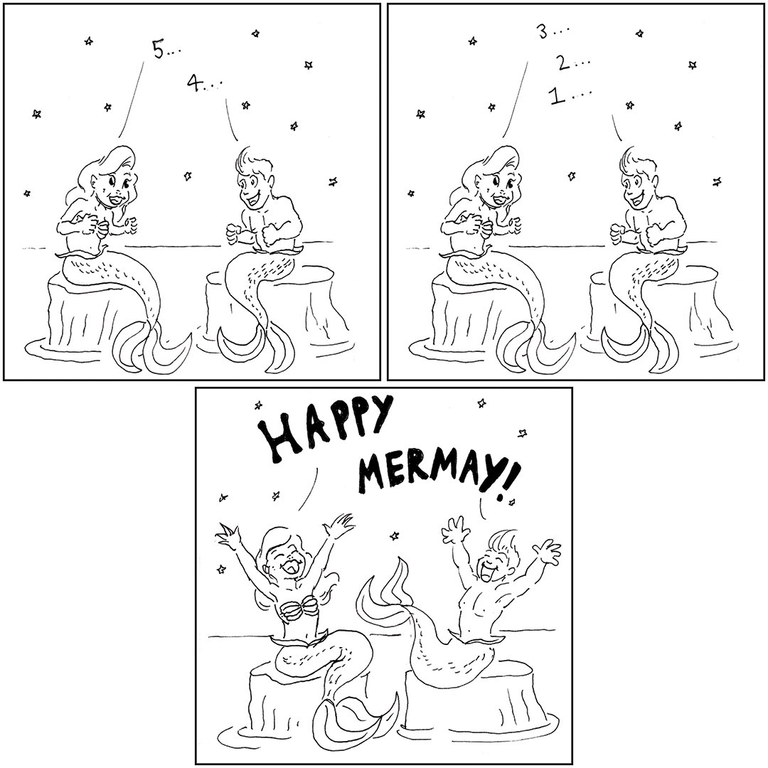 vanilla_michael's tweet photo. Happy MerMay! #mermay2023 #comic https://t.co/b6pMTkL491