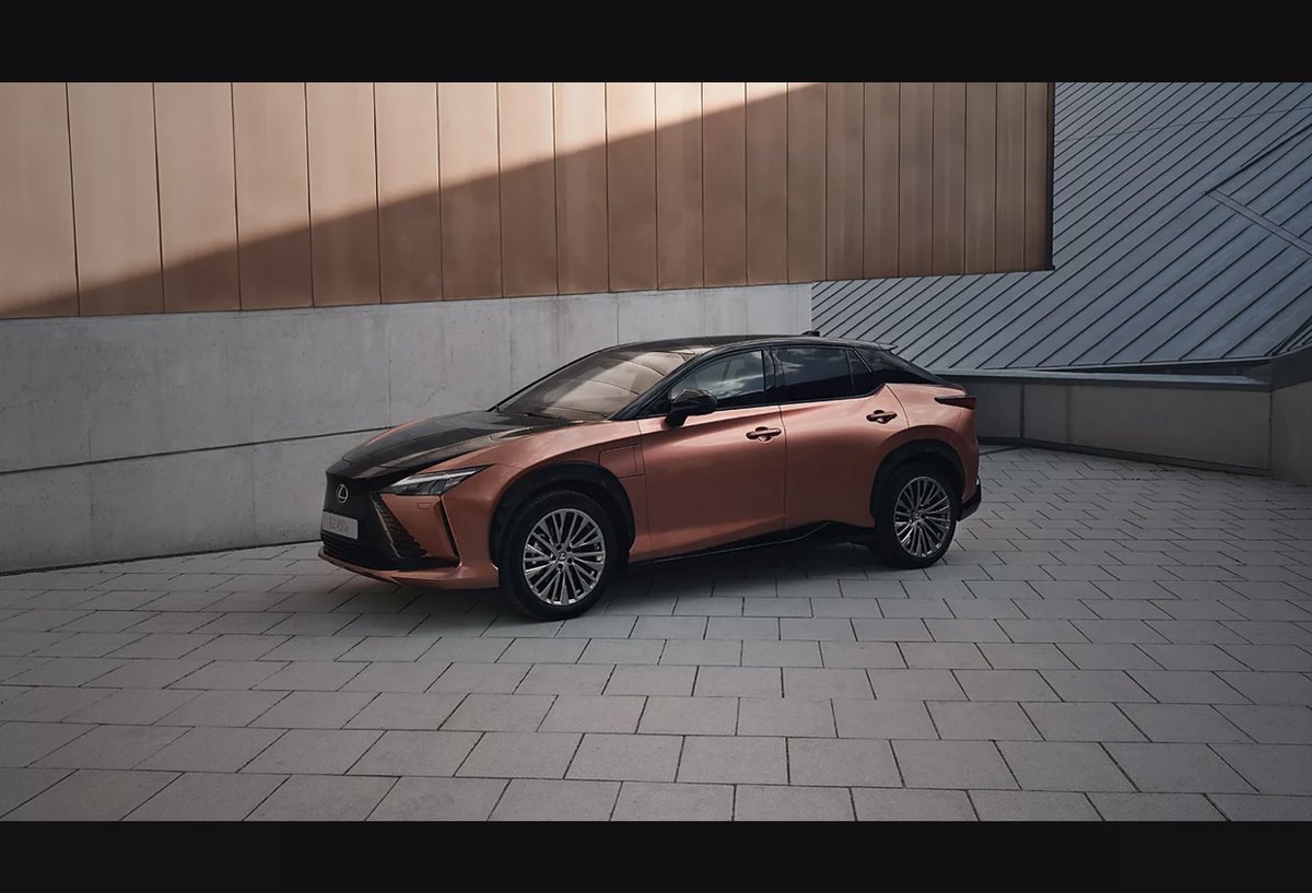 LexusCheltenham's tweet photo. The anticipated Luxury All-Electric RZ has now arrived @lexuscheltenham - Book your test drive today! #Lexus#allelectric#RZ https://t.co/suWQ3xkony
