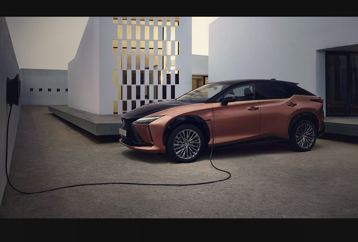 LexusCheltenham's tweet photo. The anticipated Luxury All-Electric RZ has now arrived @lexuscheltenham - Book your test drive today! #Lexus#allelectric#RZ https://t.co/suWQ3xkony