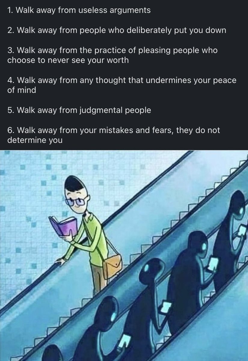 6 Things You must walk away from in life.