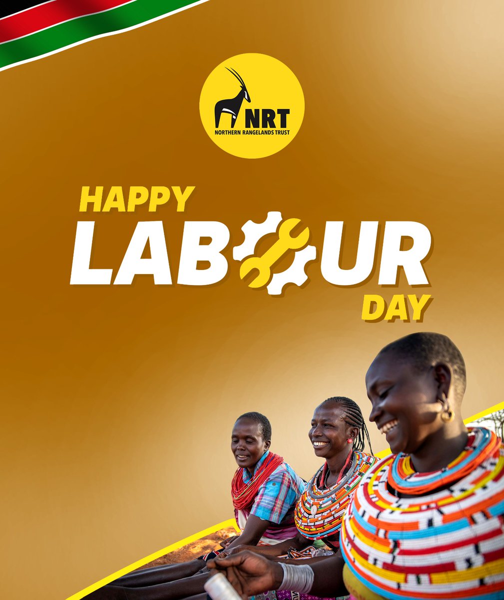 NRT_Kenya's tweet photo. Happy #LaborDay from @NRT_Kenya!

We recognize the significant contribution of the communities we work with, our partners, and our staff in advancing wildlife and environmental conservation for the benefit of our future generations. 

#ForNatureForPeople https://t.co/Zb04lzU0xZ