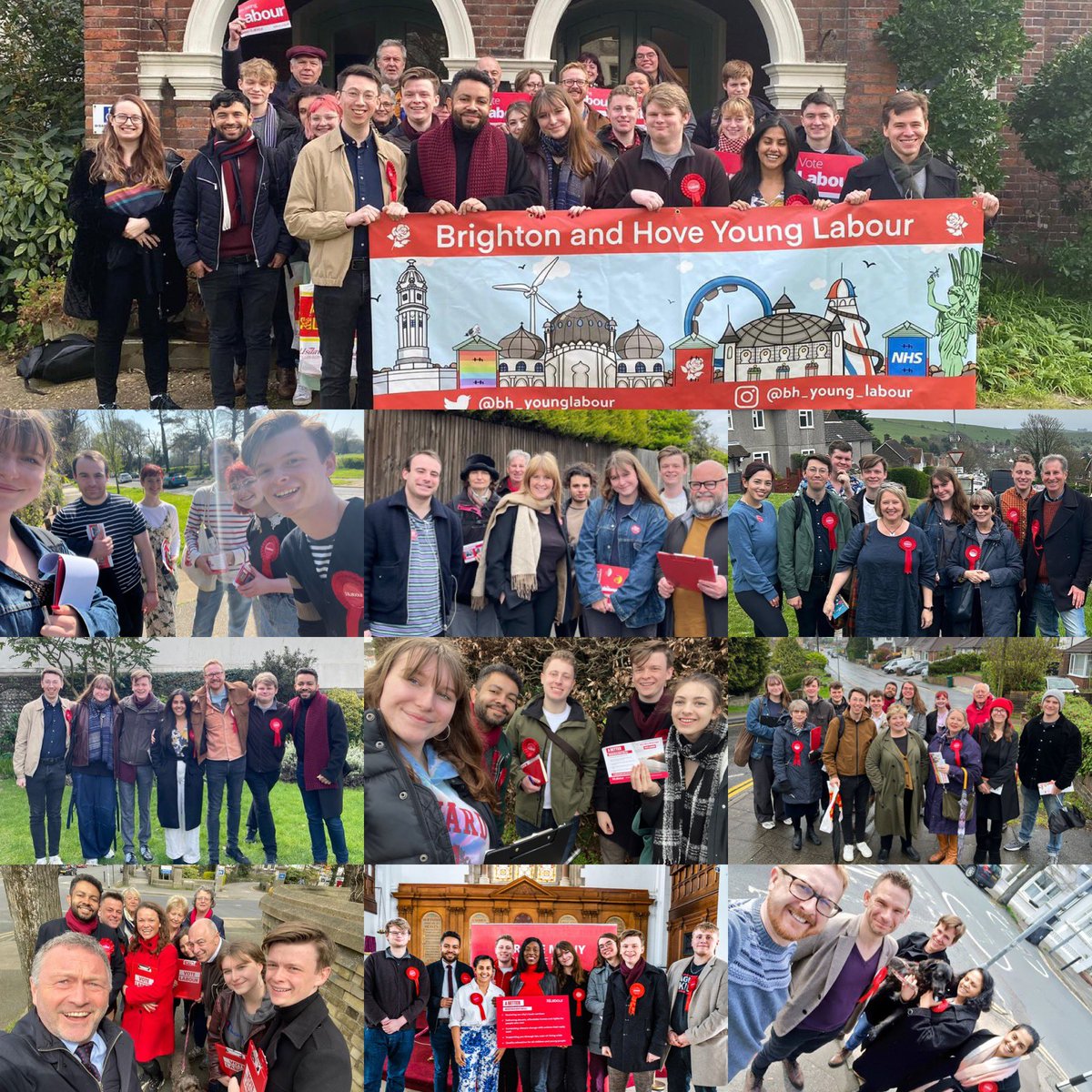 Massive well done to the BH Young Labour team this local election season! ❤️

We have been canvassing nonstop across the city - helping to elect YL council candidates and secure a Labour majority council.

Only the GOTV left to go…⏰