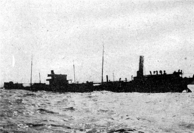 RevdPye's tweet photo. 1 May 1915, while diverted from Rouen to British port for checks, oil tanker SS Gulflight torpedoed by U-30. All crew saved by British bar two. Captain died of heart attack. Ship didn’t sink so limped to Scilly Isles. US filed diplomatic protest. Germans apologised. Sunk in #WW2. https://t.co/Z3brlZZXHX