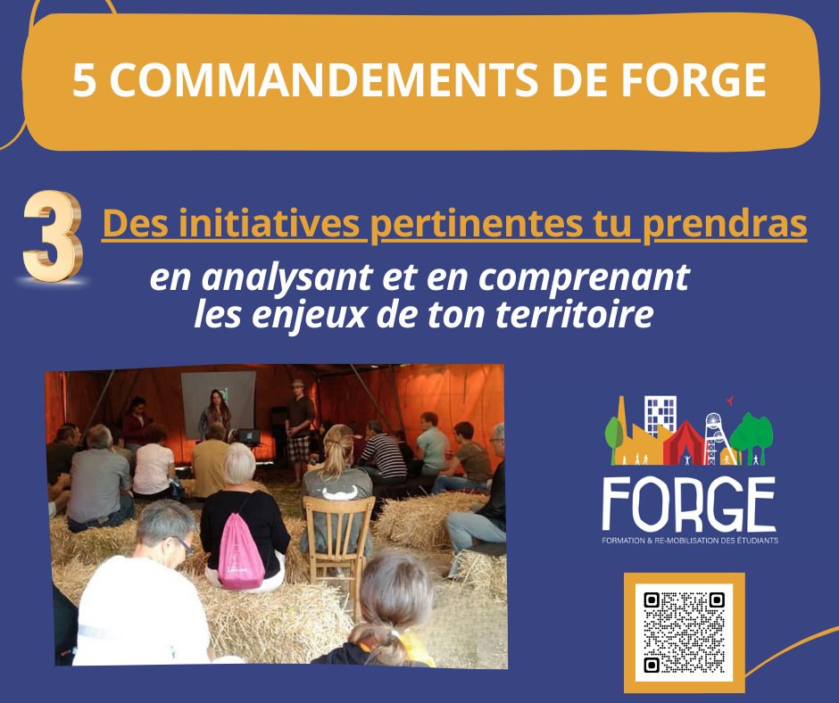 ForgeFormation's tweet image. ⚡5 COMMANDEMENTS FORGE EN 5 JOURS⚡

🔥À Forge, on agit collectivement en se questionnant sur des sujets actuels. Une sociologue est là pour t’accompagner dans cette démarche et interviendra durant la formation🗣️

🚀Prêt à réfléchir et à agir avec nous ? forge-formation.org