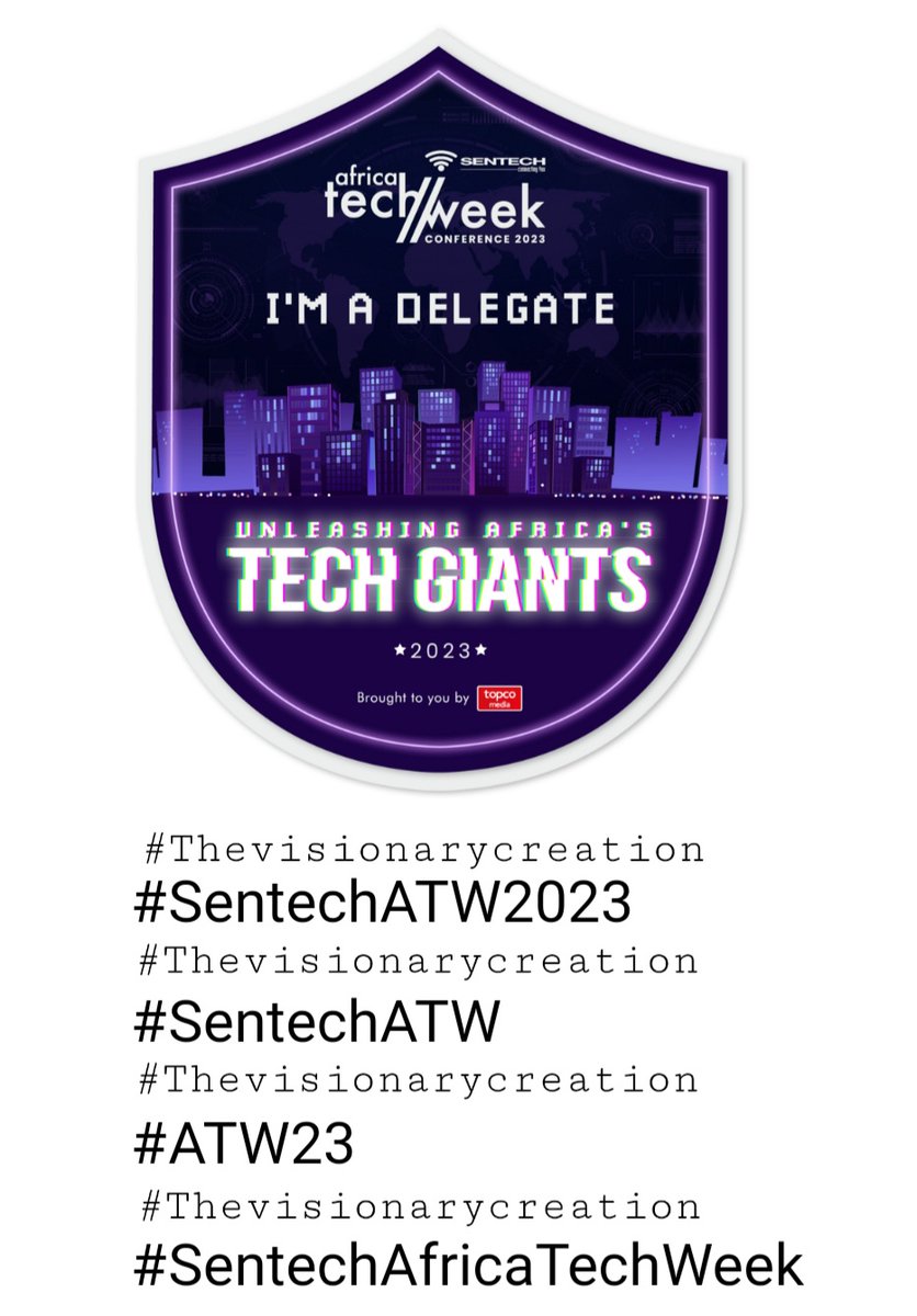 Pontsho_TVC's tweet photo. #Thevisionarycreation #delegate
#fewdaystogo #hopin #topco
#sentech #africa #tech #week
#sentechafrica #techweek 23
#sentechafricaweek2023
#SentechATW2023 #ATW2023
#sentech #conference #live
#SentechAfricaTechWeek
#May #techweek #NeverTooLate
#techgiants #unleashthebeast https://t.co/8YGNfI9C4m