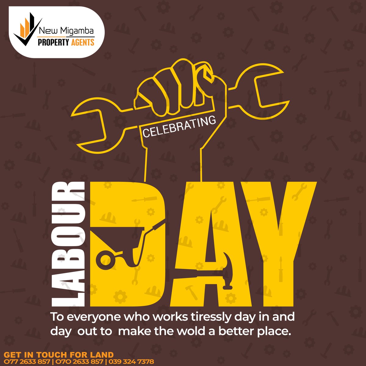 NewMigambaAgent's tweet photo. Let's celebrate those who have this world a better place.
#labourday2023 #mbarararealestates #land #MbararaCity #megasale #land https://t.co/AWBkniGssX