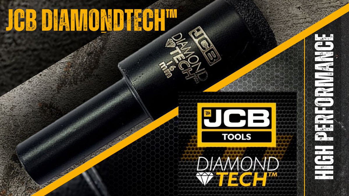 JCBtools's tweet photo. 💎 JCB DIAMONDTECH™ - High performing diamond tipped holesaws 💎
Outstanding life and fast cutting on the hardest of materials.
📆 Order today for fast delivery 🚚
https://t.co/q3s5Uy0dRn
#holessaw #diamondtip #tradesecrets #likeapro #tradeskills #jcb https://t.co/RbFZbt9XnI