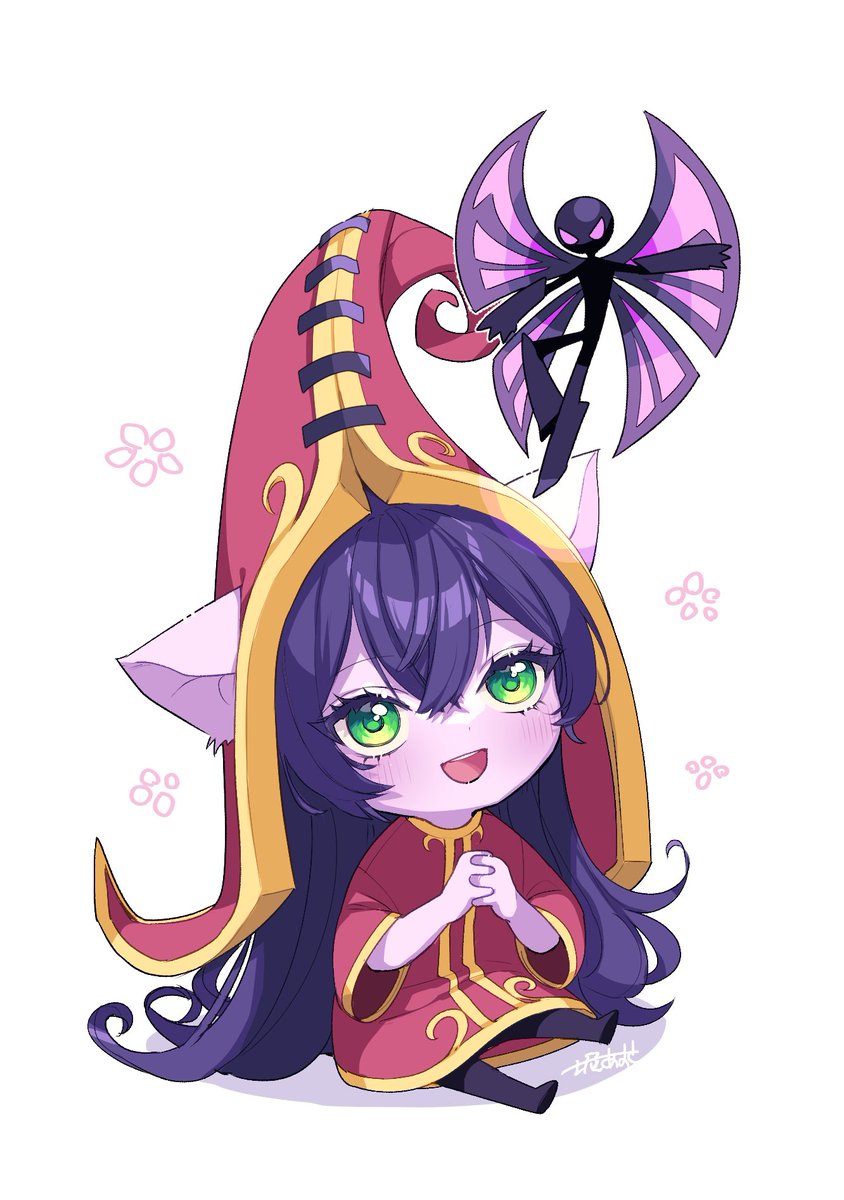 ルル(リーグ・オブ・レジェンド) 「𝓗𝓮𝓵𝓹, 𝓟𝓲𝔁  #ArtofLegends #Lulu」|堀あおこのイラスト