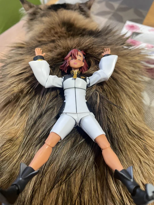 「うわぁ〜もふもふですねー」