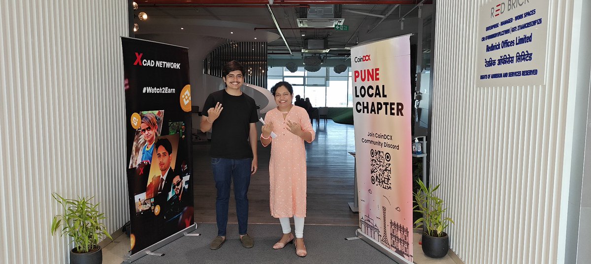 pune_dao's tweet photo. Yesterday #CoinDCXPune chapter had a great time hosting on Creators in #web3 economy
On #MaharashtraDiwas π all the panelist speakers @dineshkruplani @mehabspeaks @reach_abhinav @abhayait @iamnishidha n Omkar @nimoverse @Raunakrane & the lovely audience .
@XcademyOfficial https://t.co/n6pJVKmIsM