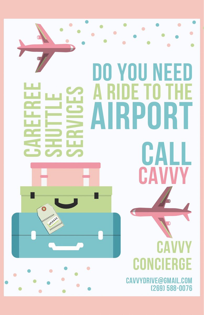 CavvyCo's tweet photo. Call Cavvy for all your transportation needs.  269-588-0076 cavvydrive@gmail.com  #stjoseph #Cavvy #vacation #shuttle #taxi #swmi #grandbeach #stevensville #limousine #train #bar #ineedaride #ride #berriencounty #southhaven #bentonharbor #airport #berrien #threeoaks #fun https://t.co/WYic4tVDuK