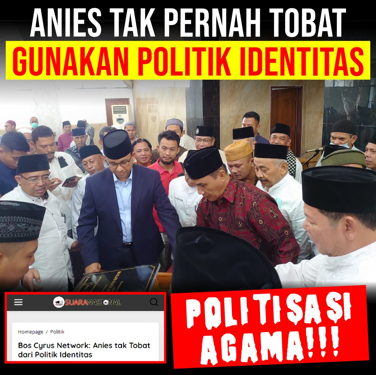 Anies Tak Pernah Tobat Gunakan Politik Identitas
2024 #MenangTotal
Love Dive
Jateng
Sunda