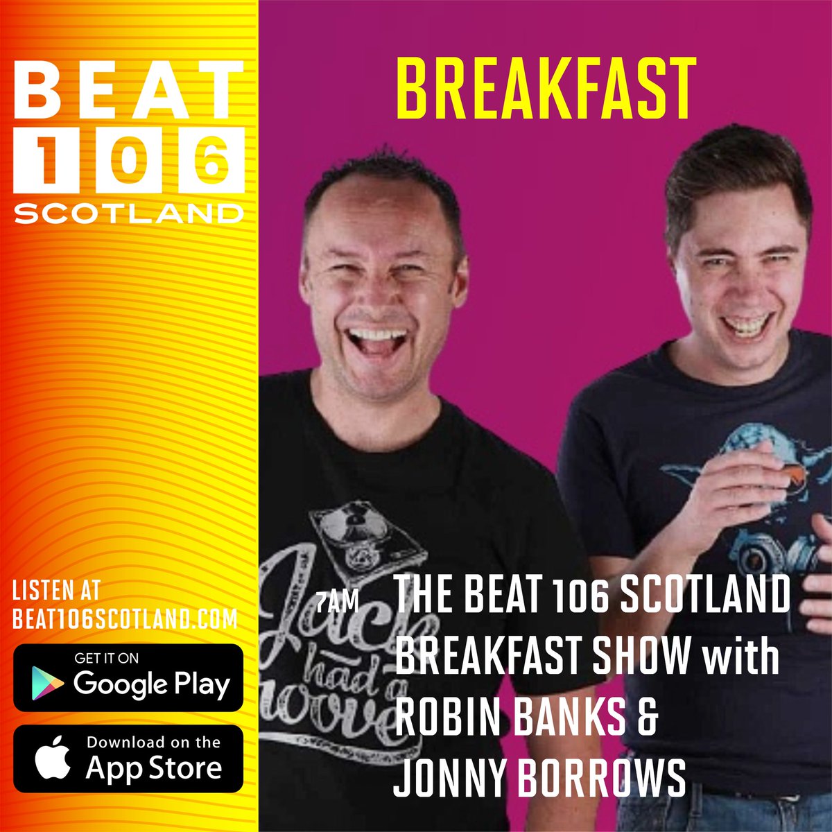 9pm - The Residency with <a href="/Steven_McCreery/">Mick Reery</a>
11pm - <a href="/Slipmatt/">Slipmatt</a>
12am - <a href="/DJDavidMorales/">David Morales</a>
1am - <a href="/graemepark/">Graeme Park ⭐️⭐️</a>

Unbelievably they're still on holiday this week so we're reheating their worst bits. Wake up to the <a href="/beat106scotland/">Beat 106 Scotland  www.beat106scotland.com</a> Breakfast show with <a href="/r_banks/">Robin Banks</a> &amp; <a href="/jonnyborrows/">Jonny Borrows</a> at 7am !