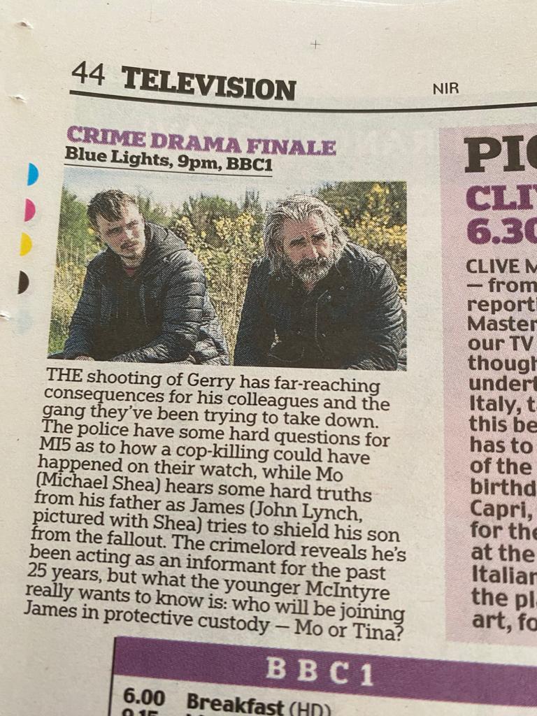 Tonight's finale! 9pm <a href="/BBCOne/">BBC One</a>! Very excited for this and a great wee segment here in the <a href="/DailyMailUK/">Mail+</a>! #BlueLights