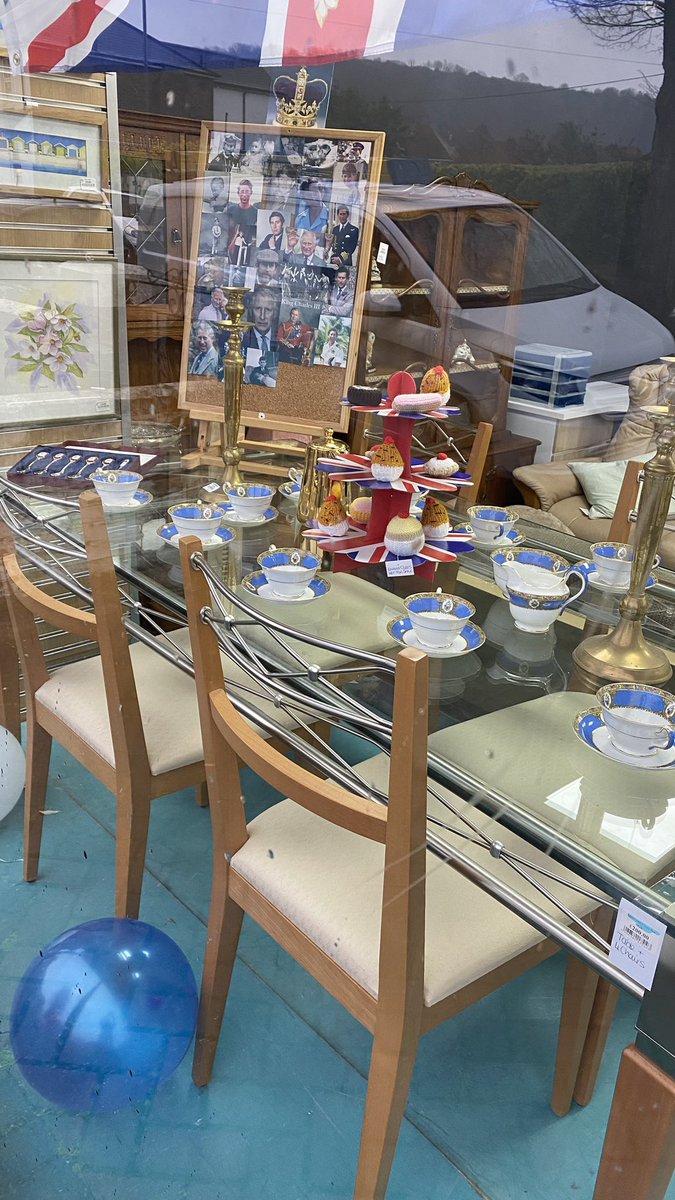 GreenWilfrid's tweet photo. Green street shop is ready for the coronation celebration 👑🇬🇧 @stwilfridstweet #Coronation2023 #king #royalty https://t.co/JGUhB45XDc