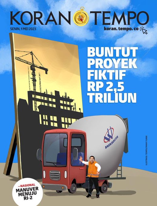 giginpraginanto's tweet photo. Perlu ditelusuri proyek fiktif lainnya karena pembangunan infrastruktur ugal-ugalan sehingga pengawasan kualitas produk dan keuangan sangat lemah. Contohnya jalan-jalan dan irigasi yang baru sekali kena musim hujan sudah berantakan. Belum lagi infrastruktur yang menganggur. https://t.co/3f6N4hXJcY