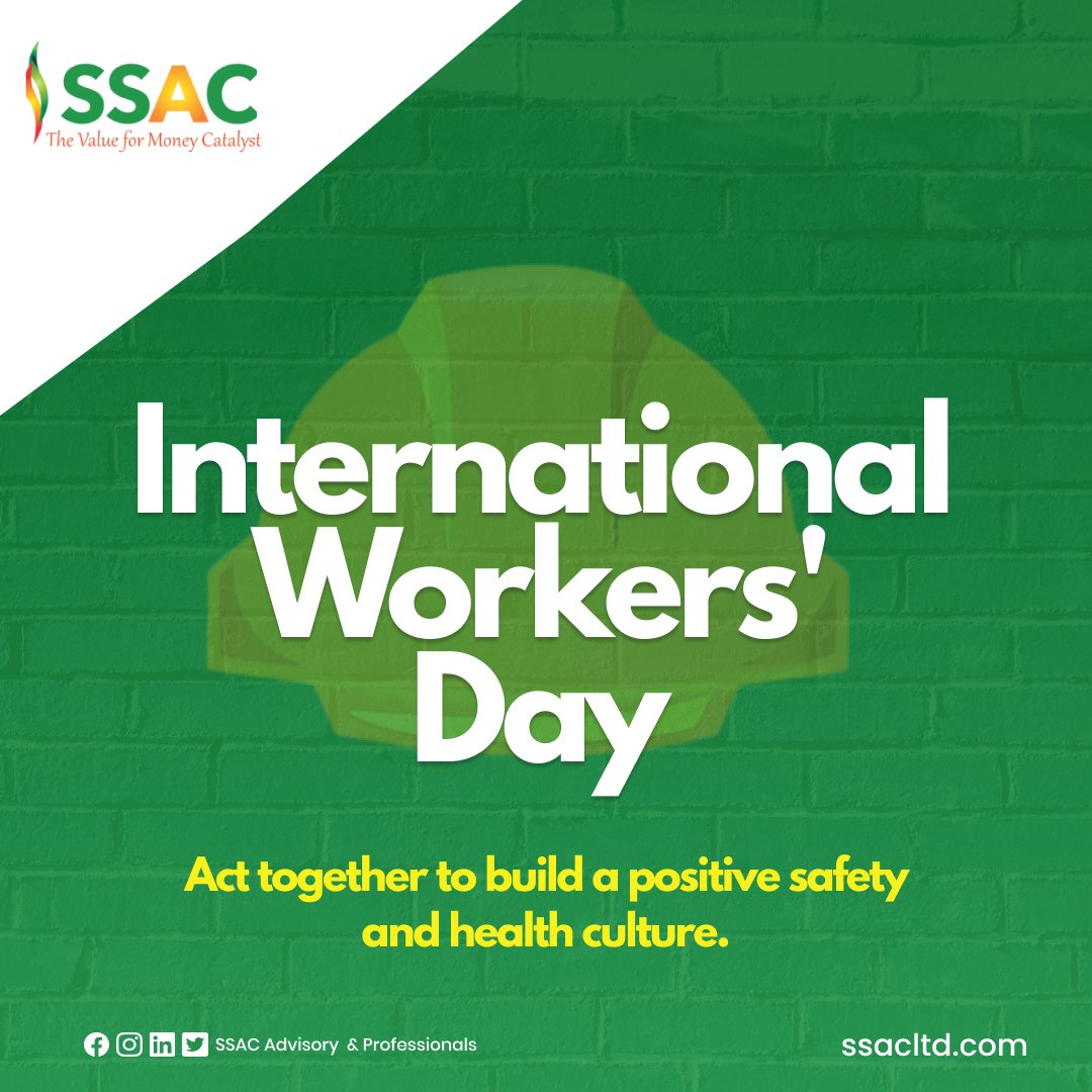 ssacltd's tweet photo. True liberty may be discovered through hard effort as we work together to create a great safety and health culture.  .  Happy Worker's Day

#HappyWorkersDay #ssacltd #liberty # https://t.co/eMAvp9m2iM