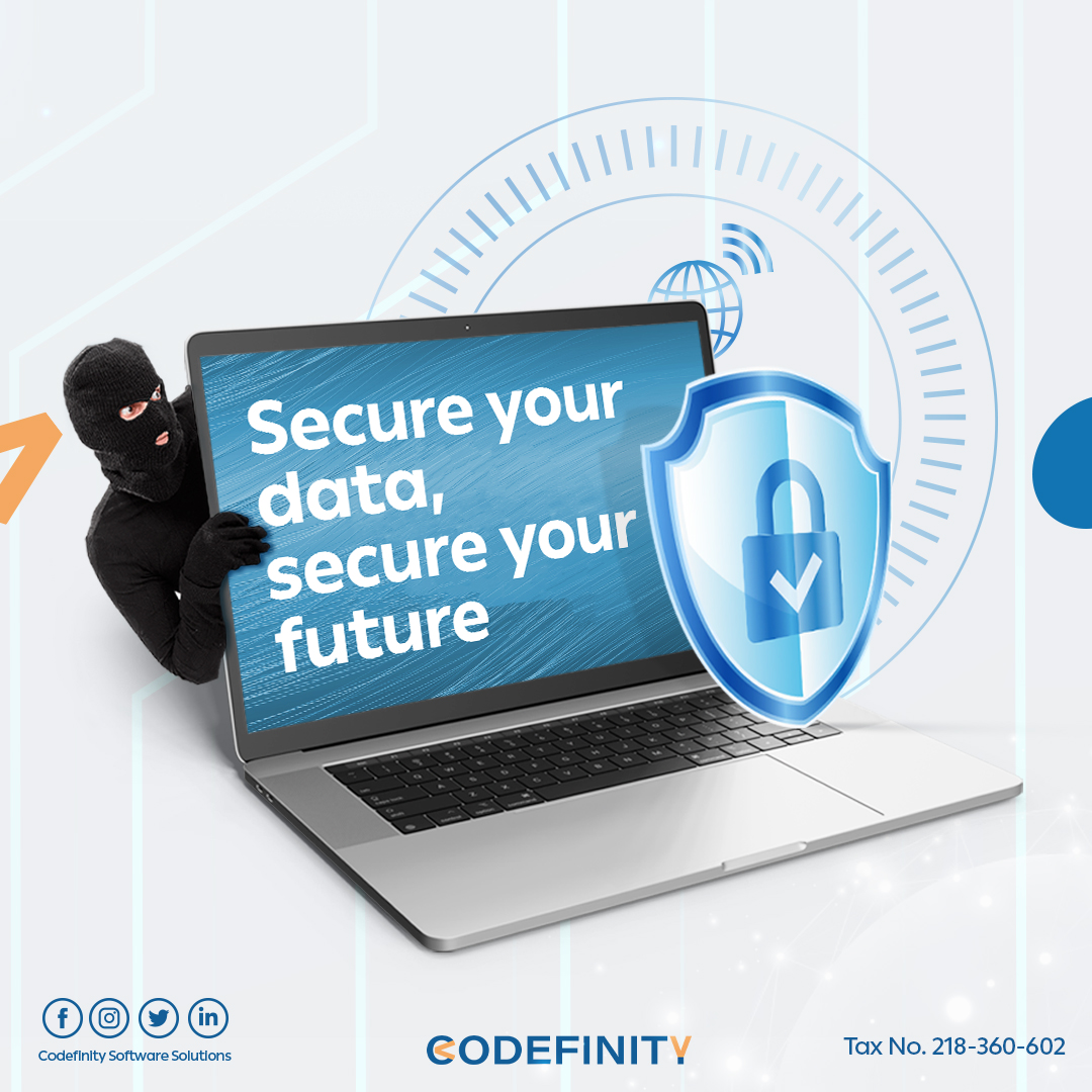 CodefinitySS's tweet image. Have you ever thought that your sensitive information can be hacked? So, have you ever think how to protect these data and information?
#Codefinity #software #technology #datasecure #datasecured
Tax: 218-360-602