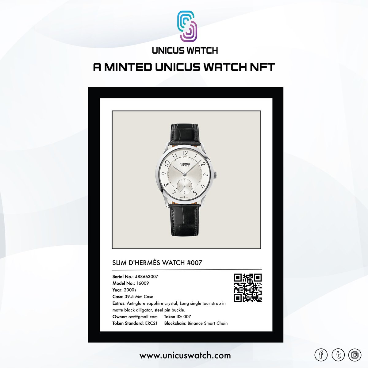 Unicus Watch tweet media