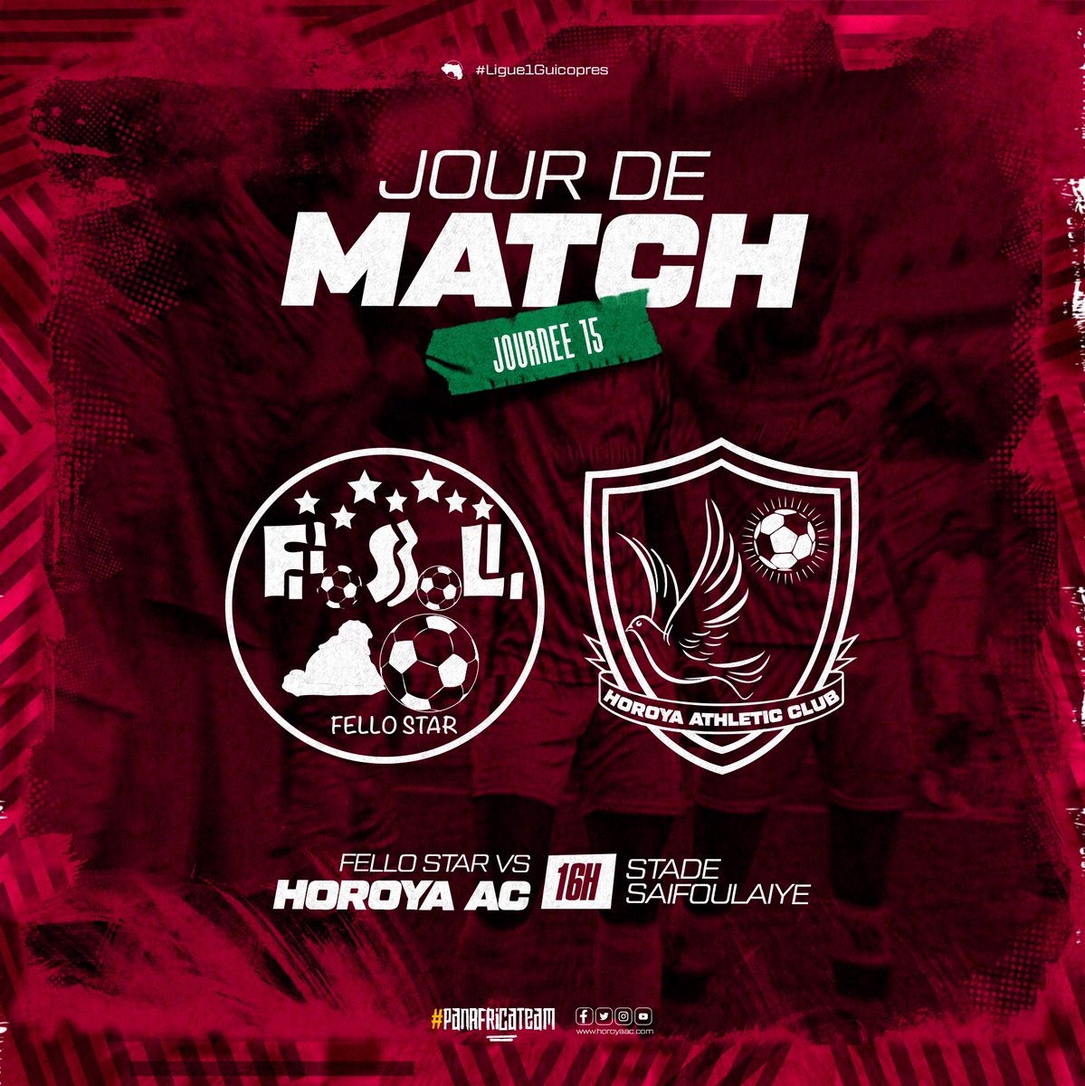 HACofficiel's tweet photo. ๐ฅ๐๐ข๐จ๐ฅ ๐๐ ๐ ๐๐ง๐๐โก๏ธ
๐ #Ligue1Guicopres๐ฌ๐ณ
๐ฏ ๐๐ญ๐ฑ (Match en Retard)
๐ ๐๐๐๐๐ข ๐ฆ๐ง๐๐ฅ
๐ Stade Saifoullaye Diallo
โฑ 16:00 GMT
๐ฒ #FelloHAC
#PanAfricanTeam ๐ดโช๏ธ https://t.co/Bgx7P9NkQA