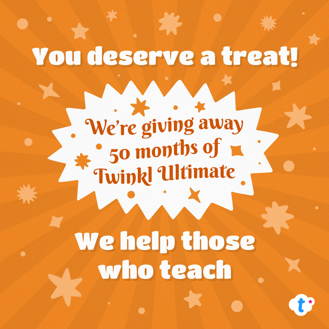 twinklresources's tweet image. 📢 WE&apos;RE GIVING AWAY 50 TWINKL SUBSCRIPTIONS

Here&apos;s another chance to win a FREE month of Ultimate!

🎁Reply &quot;HELP THOSE WHO TEACH&quot; 
🎁 Like &amp;amp; RT
🎁 Follow @twinklresources 

Check out what you can get with Ultimate 👉 twinkl.co.uk/l/134m2h #TeacherStrike