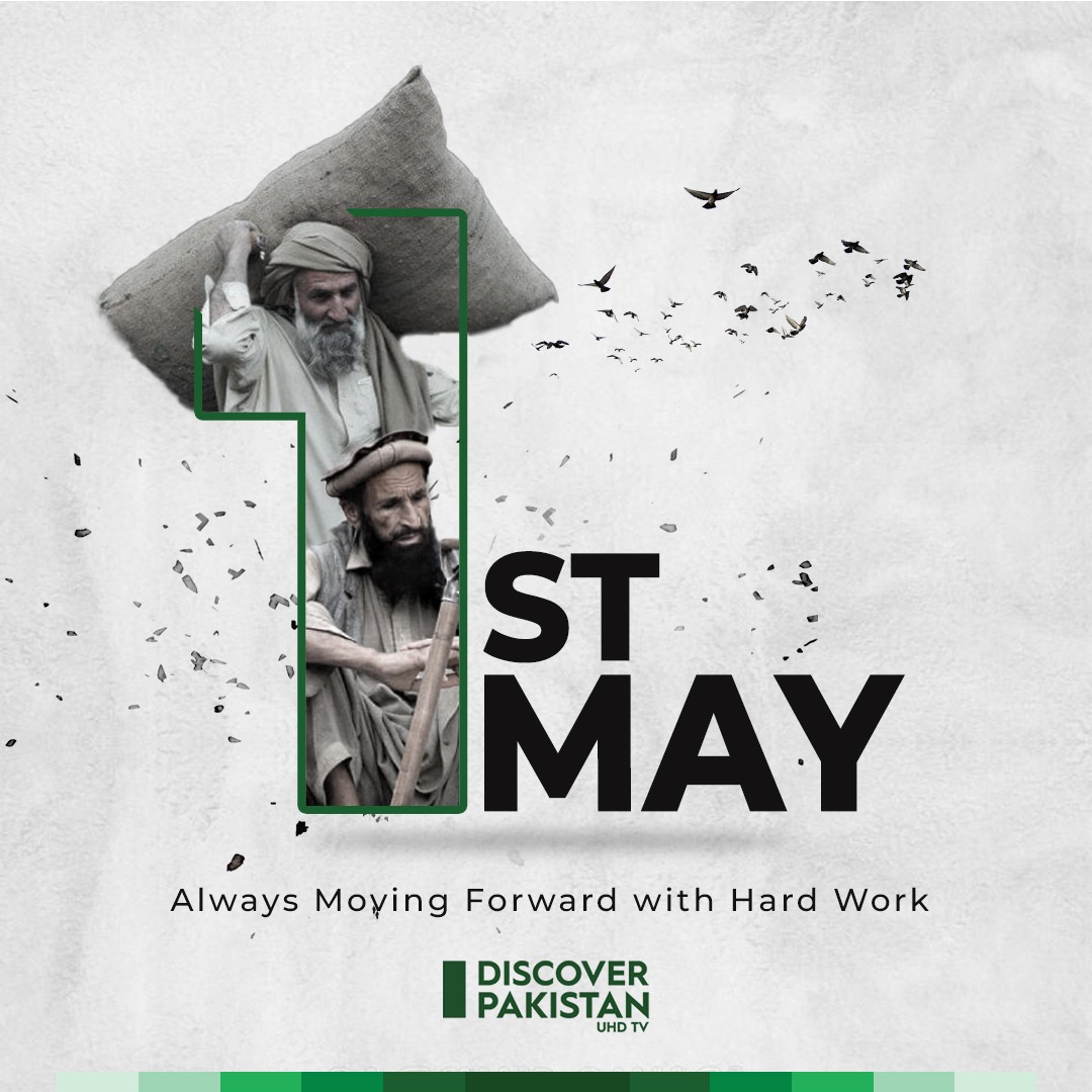 DiscoverpakTv's tweet photo. Let's Celebrate The Labour that build up this great land from field to field desk to desk they build it hand in hand
#LabourDay #LabourDay2023 #1stMay #pakistan #WorkersDay
#DiscoverPakistan #SabSePyaraPakistan https://t.co/pt0zkLQm22