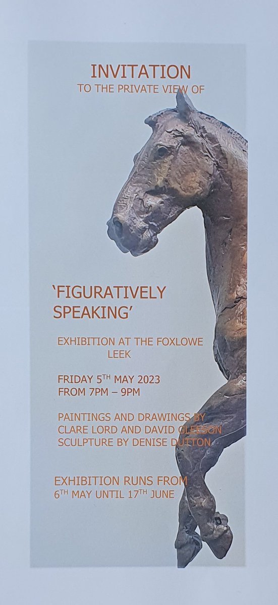 Exhibition in Leek Staffordshire