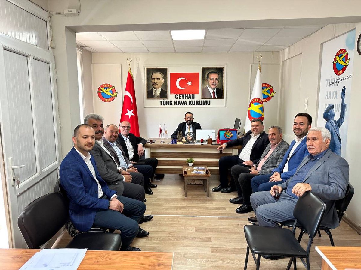 Türk Hava Kurumu Ceyhan Şubesinin Olağan genel kuruluna katılım sağladık.

 Kıymetli kardeşim @ismailovet ‘e ve ekip arkadaşlarına başarılar diliyorum.