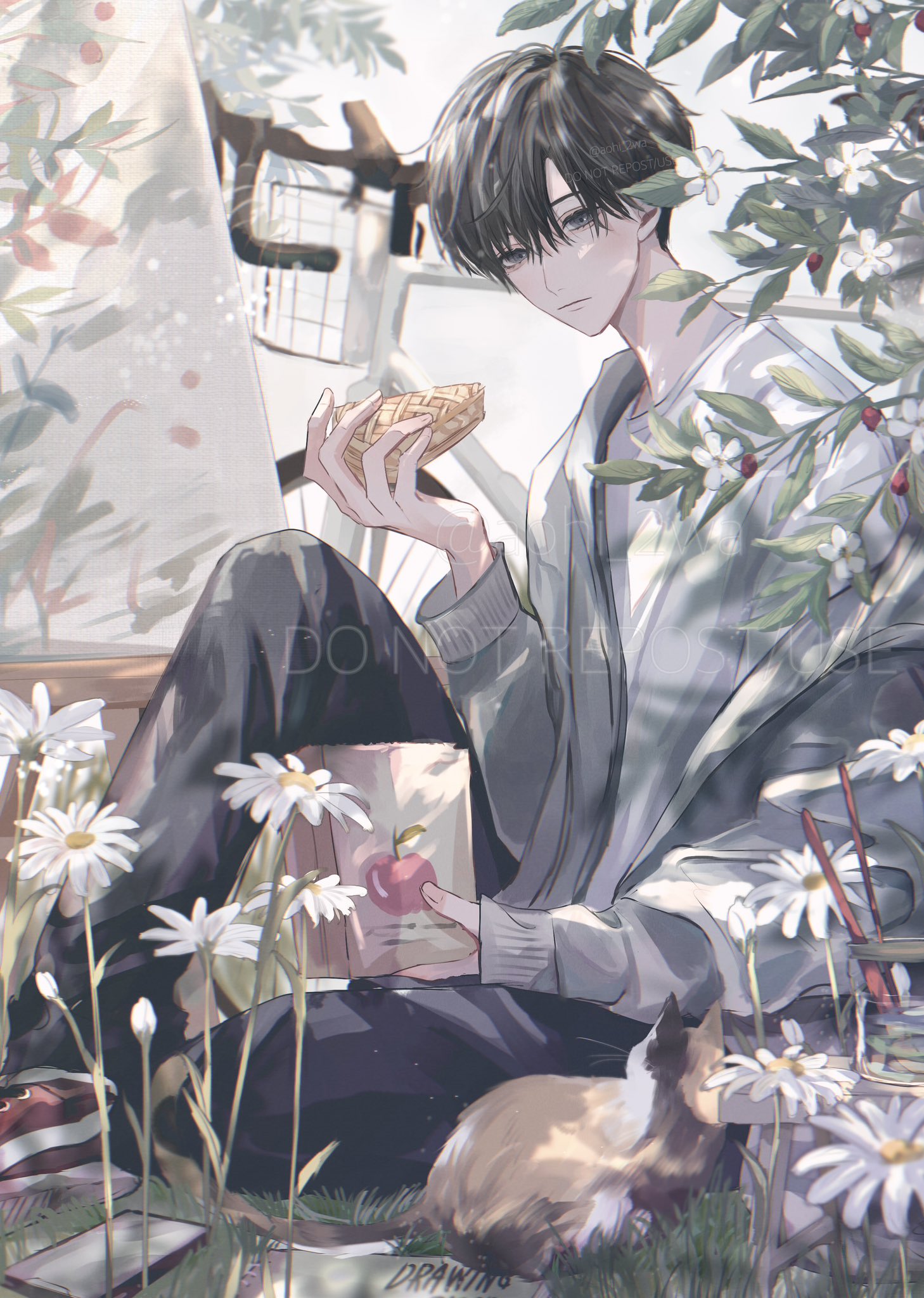 最高品質の 花守 on  X: 絵画