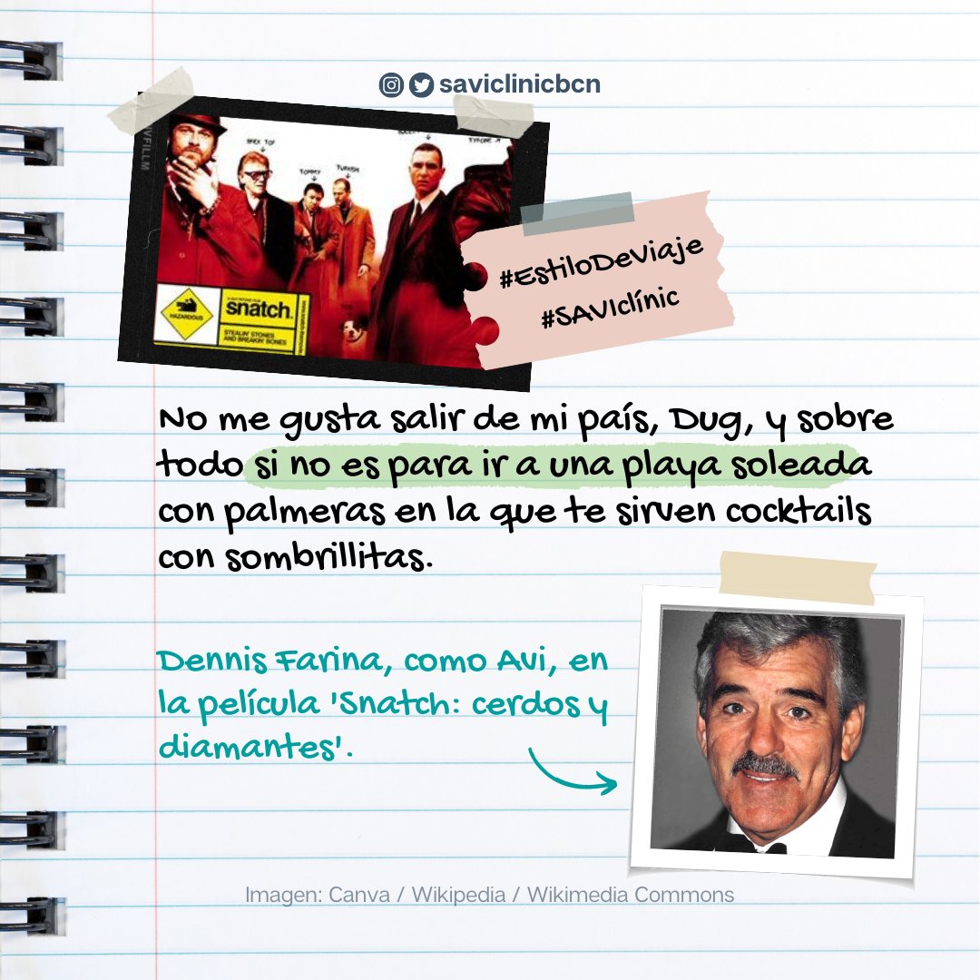 🏝 Hay quienes, como Avi (#DennisFarina), viajan para relajarse en una playa tropical.

🗿Otros esperan adentrarse en nuevas culturas. Y los más atrevidos buscan la aventura más salvaje.

🏯¿Cuál es tu #EstiloDeViaje?

#SAVIclínic #saludyviajes #viajarconsalud #viaje #vacaciones