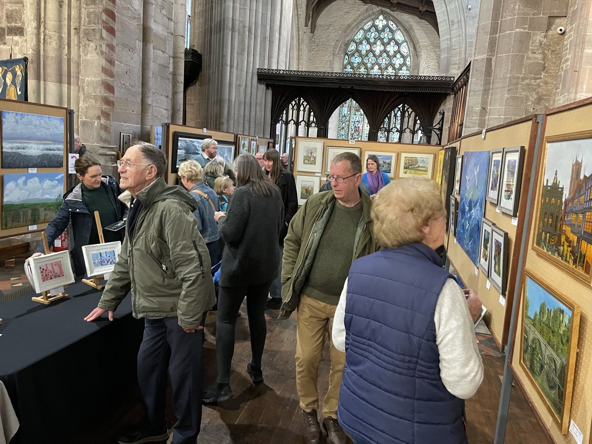 Ludlow Art Society (@artsocludlow) on Twitter photo Well it's our last day today what a pleasure it's been to be in the beautiful church of St Laurence Ludlow thank you to all the lovely people who have been in to see us. We close at 5pm today still time to pop in and say hello @mixedupmaggie1 <a href="/Rosieartwork/">Rosie Mark</a> <a href="/StLaurenceLud/">Parish Church of St Laurence, Ludlow</a> Well it's our last day today what a pleasure it's been to be in the beautiful church of St Laurence Ludlow thank you to all the lovely people who have been in to see us. We close at 5pm today still time to pop in and say hello @mixedupmaggie1 <a href="/Rosieartwork/">Rosie Mark</a> <a href="/StLaurenceLud/">Parish Church of St Laurence, Ludlow</a>