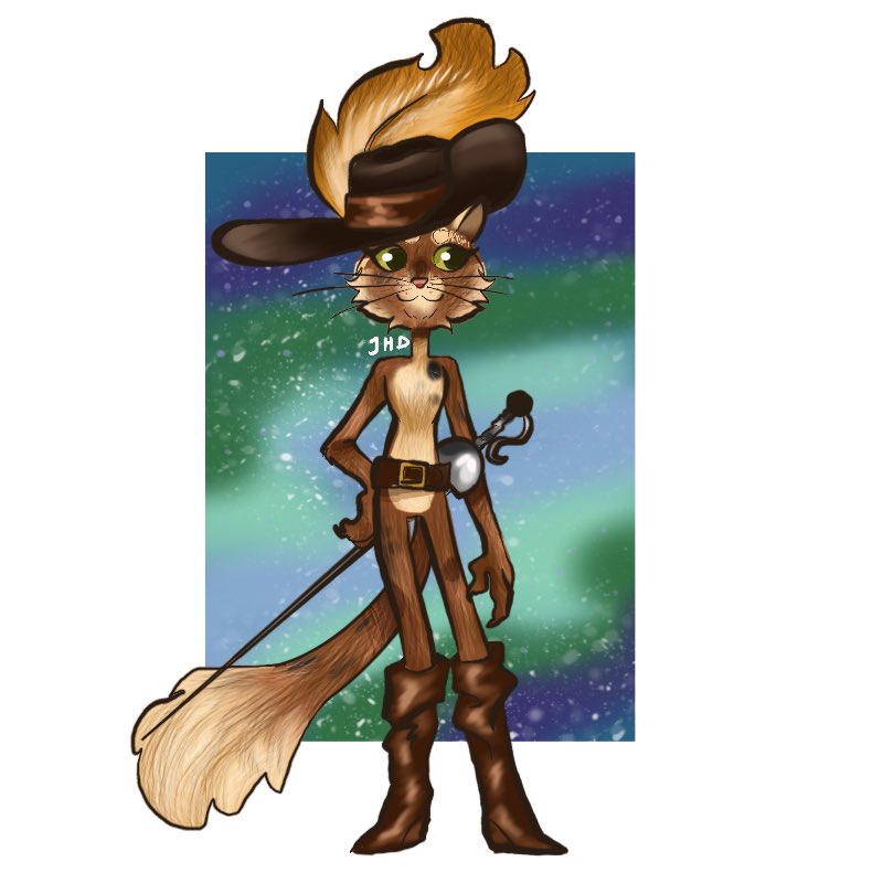 JHDANES's tweet photo. Guess whos oc kid this is and shes the last in the line up. #pussinboots #pussinbootsthelastwish #pussinbootsmovie #pussinbootsoc #oc #originalcharacter #pussinbootsfanart #fanart #art #digitalart #artontwitter #ArtistOnTwitter #fyp #foryoupage❤️❤️ #thecouncil #ockid #speedpaint https://t.co/F5wbVaAYaF