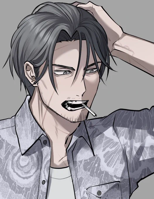 線画ざかざか描いたけどわりといい感じになった- ̗̀  ̖́-