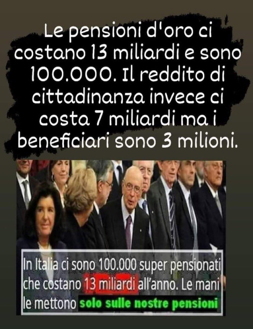 Lintransigente5's tweet photo. Siamo in queste mani!! #GovernoMeloniCriminale #Conticidio #RenziMerdaForever #DraghiAvvoltoio #CostituzioneTradita https://t.co/y9ewUKCXiQ