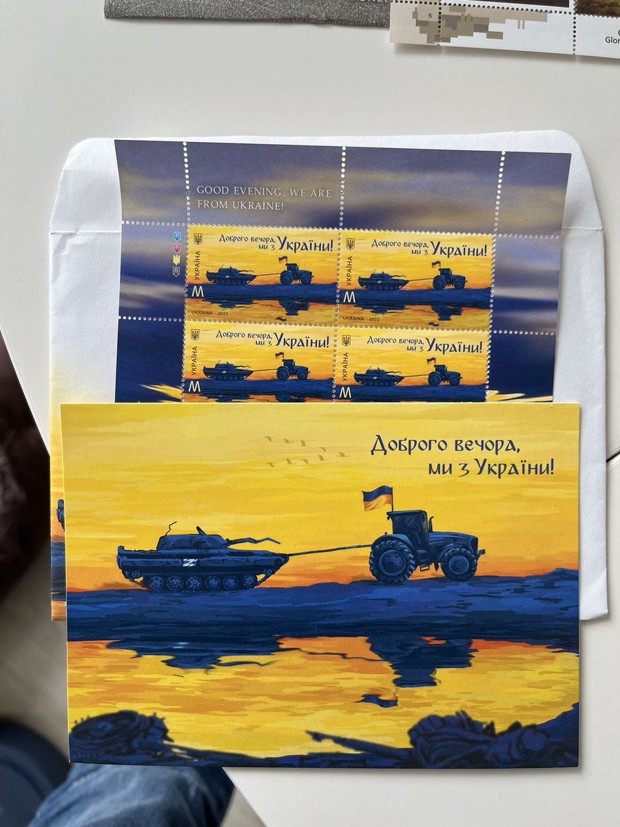 SofOkunevskaFdn's tweet photo. The auction will last until May 06, each set has the envelope, postcard & set of stamps #Moscva #tractorbrigade #patron #Myria … bids below to start at $150 …its a unique 4 set !!! https://t.co/66Gdwh0LZY