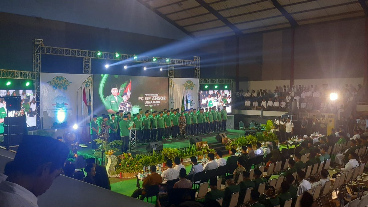 pwansorjatim's tweet photo. Selamat dan Sukses atas dilantikannya Pengurus PC GP Ansor Lumajang masa khidmat 2021-2025, selamat mengemban amanah Organisasi Sahabat 🙏
Ahad, 30 April 2023

#SpiritBaruAnsorJatim https://t.co/u9AcFlP9km