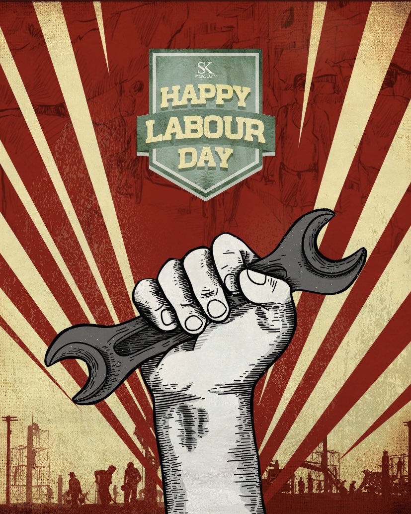 Wishing a very #happylabourday2023 to all the diligent and dedicated individuals who consistently strive towards advancing the growth and prosperity of our nation through their hard work and commitment..
#happylabourday 
#happylabourday2023