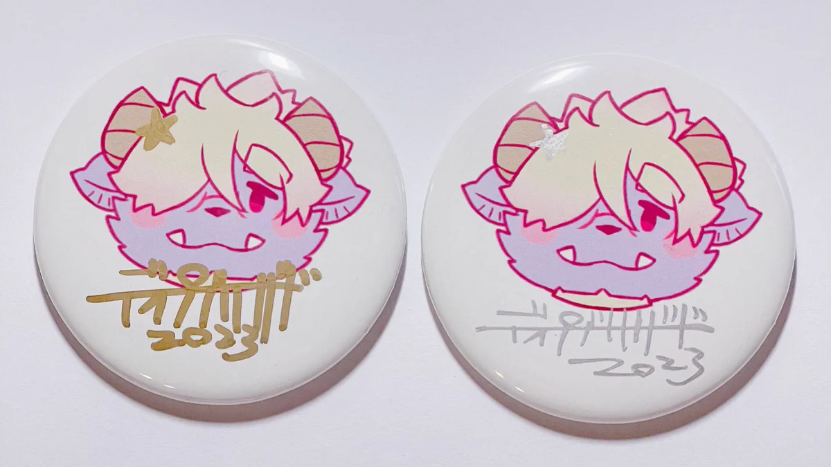 稀少　燃えろロボコン ゴーゴーファイブ 缶バッジ イベント限定 サイン入り FvCL2oHaAAEOJm2?format=webp&