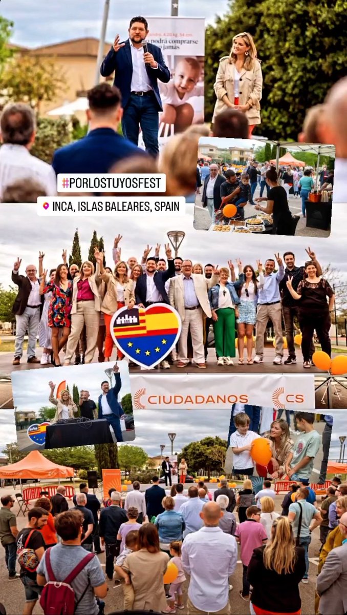 CiudadanosInca's tweet photo. 🧡🥳 Desde #CsInca , queremos agradecer a tod@s los vecinos de Inca y a nuestra portavoz nacional, @PatriciaGuaspB , que han arropado hoy en el acto de presentación de @andresanchez77 candidato a la alcaldía de Inca. https://t.co/Pd4PCvqiPD