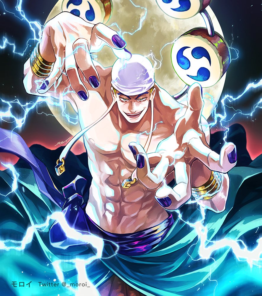 エネルの誕生日を記念して描きました。 Enel from One Piece. #エネル誕生祭2023 #ワンピース #ONEPIECE