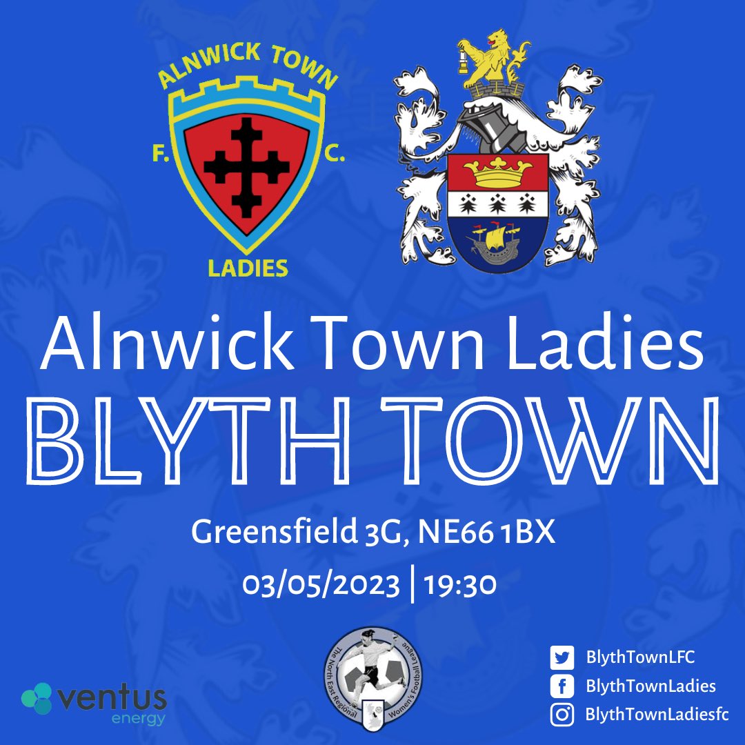 ladies are away from home on Wednesday night as they travel to fellow Northumbrians <a href="/AlnwickTownLFC/">Alnwick Town Ladies</a> in their final away game of the season. The game will be played on the 3G at Greensfield and will kick off at 19:30 🔵🟢