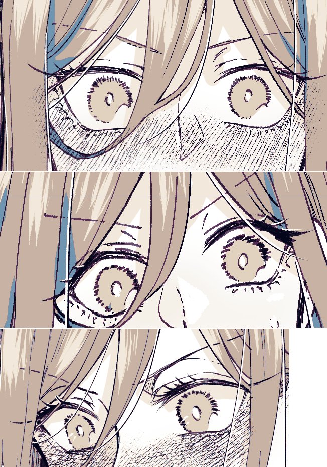 劣化してほとんど分からんくなっちゃった飛び出るまつ毛見てって。ありがとう。 