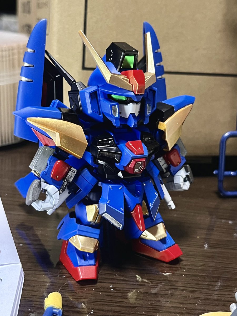kazu82165708VZ's tweet image. #ガンプラ #SDXC
トルネードガンダムちょっと塗装
まとまった時間にガーッと作れて
楽しい！満足！！

やっぱり楽しく作るのが大事ですね