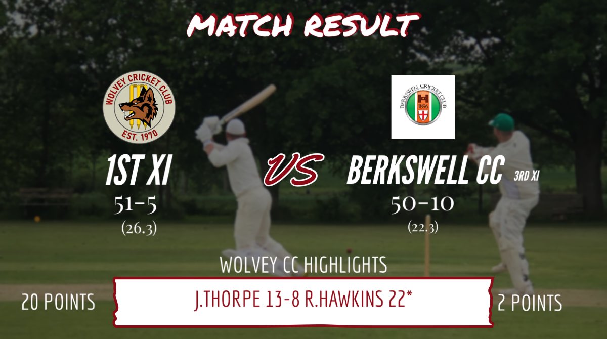 Wolvey Cricket Club tweet media