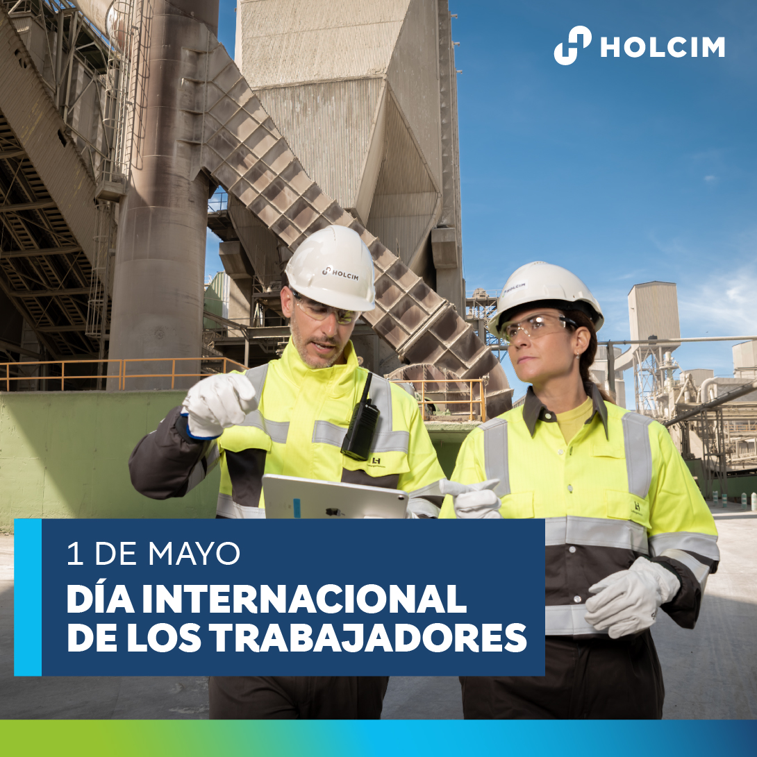 Holcim_es's tweet image. 🗓️ Hoy queremos conmemorar el #DíaInternacionaldelosTrabajadores dando las gracias a todos los trabajadores y trabajadoras que día a día construyen progreso para las personas y el planeta. ¡Juntos somos imparables! 👫🌍 #ConstruyendoProgreso