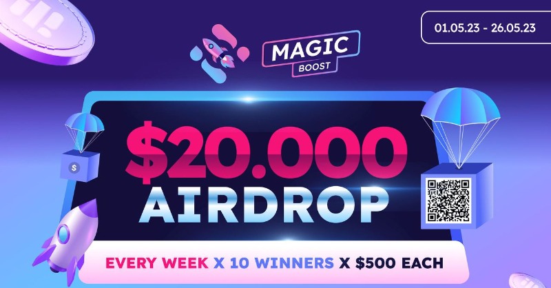TheNiNJAMoon's tweet photo. 🚀✨ The #MagicBoost #Airdrop is HERE! ✨🚀

💸 Ready to win a share of our MASSIVE $20,000 Prize Pool?!💸

To enter, just:

1️⃣ Comment and tag 3 friends 🥳
2️⃣ Complete the Gleam - https://t.co/iqpqqcmKm5 

✨ The clock is ticking, Seize your massive rewards NOW! ✨