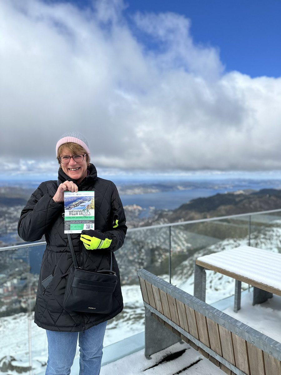 TheWelwyn10k (@welwyn10k) on Twitter photo No Kimpton fun run or holiday races for <a href="/GC_Runners/">Garden City Runners</a> club chair Jane Molloy, she’s hustling for more W10k entries at the top of Mount Ulriken in Bergen. Never off the clock. Have you signed up yet? welwyn10k.org.uk 6.2 miles of smiles No Kimpton fun run or holiday races for <a href="/GC_Runners/">Garden City Runners</a> club chair Jane Molloy, she’s hustling for more W10k entries at the top of Mount Ulriken in Bergen. Never off the clock. Have you signed up yet? welwyn10k.org.uk 6.2 miles of smiles