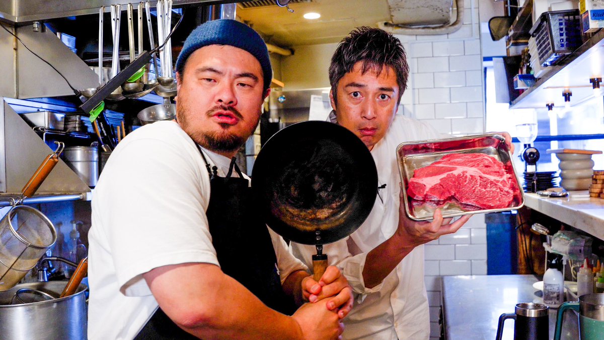 pirlo05050505's tweet photo. 徳井さんにスーパーで買ったステーキ肉の最高の食べ方を伝授しました https://t.co/oJI1HSn7MO @YouTubeより https://t.co/c6mbpJoJXr