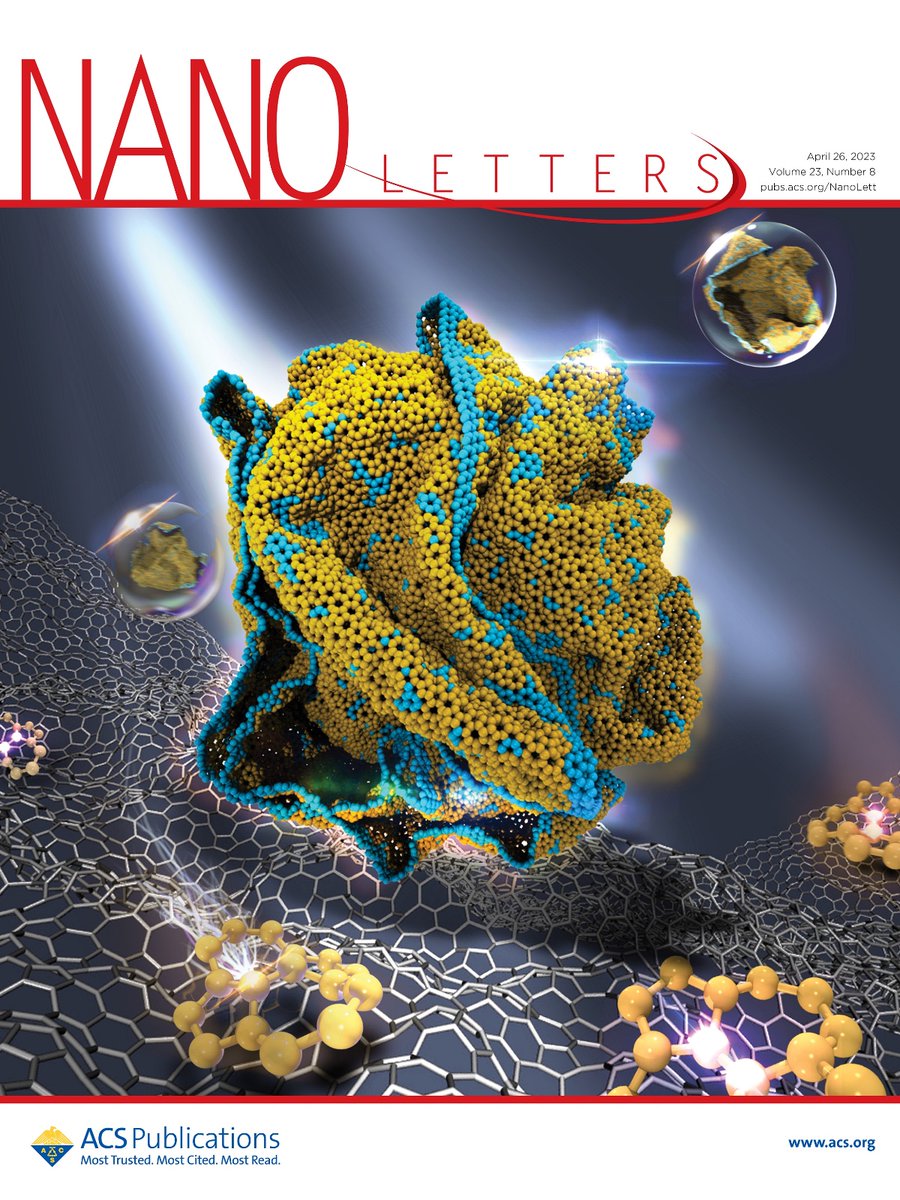 The latest issue of Nano Letters is live! On the cover: "Crumpling Defective Graphene Sheets"    
Learn more: go.acs.org/4Hv