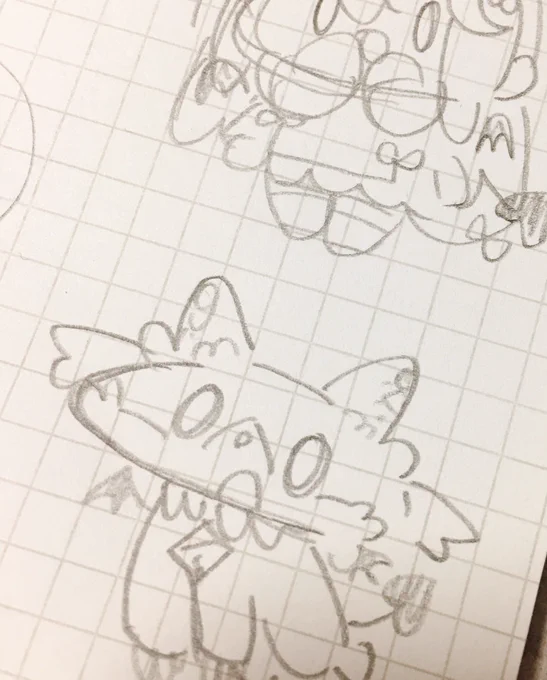 別垢にアップした絵が こうなって こう